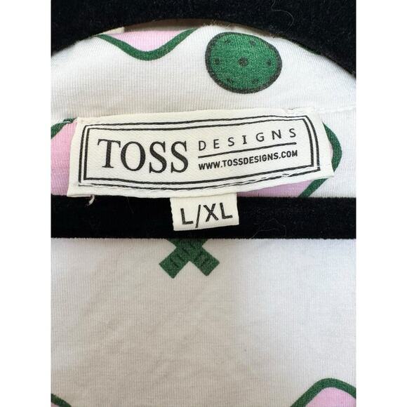 Pickle Ball PJ's Mark & Graham Toss Designs Women's Soft Luxurious Pajamas L/XL - Picture 3 of 9